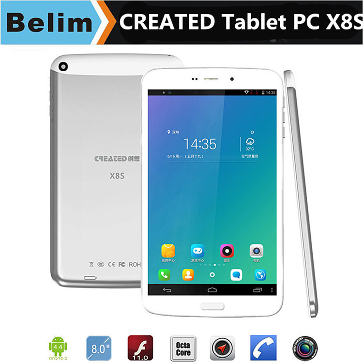 CREATED X8S 8 HD IPS Android 4 2 Tablet Pc Octa Core 16GB 1080 800HD Dual