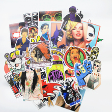 100 Pcs Stickers Mix Style Funny Cartoon Decal Fridge Doodle Snowboard Luggage Decor Jdm Brand Car Bike Moto Toys