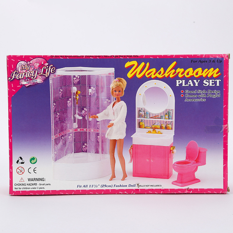 barbie bathroom furniture