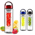 Fruit Water Bottle Infuser Make Fresh Lemon Strawberry Orange Juice 500ML