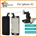 100 Test For Iphone 5C LCD display touch screen digitizer home button bezel frame front camera