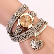 Hot Sale New Arrive Casual Luxury Heart Pendant Women Bracelet Wristwatches Women Dress Watches Fashion Watch