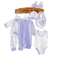 8PCS infant clothing 0 3Months tracksuit newborn baby boy clothes children Cotton suit new born