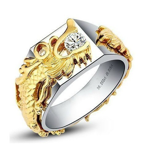 Male engagement rings gold