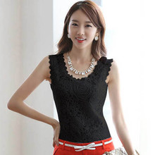 Fashion Women Ladies Lace Floral Camisole Strap Solid Tank Vest Tops Blouse Shirt Summer