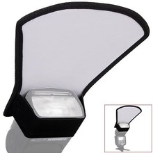 Universal Camera Flash Diffuser Softbox Silver/White Reflector for Canon Nikon Pentax Yongnuo Speedlite Photography Studio Photo