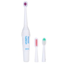 New Design Electric Toothbrush Waterproof Rotary Toothbrush 3 Nozzles Soft Brush Heads Oral Hygiene Dental Care