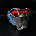 Hot Game Cosplay Role Soldier 76 FRP Mask Helmet Halloween Party Cosplay Props for Adult Men