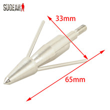 3pcs lot China Classical Bow Fishing Arrow Tips Broadhead 2 Blades for Outdoor Archery Shooting Sport