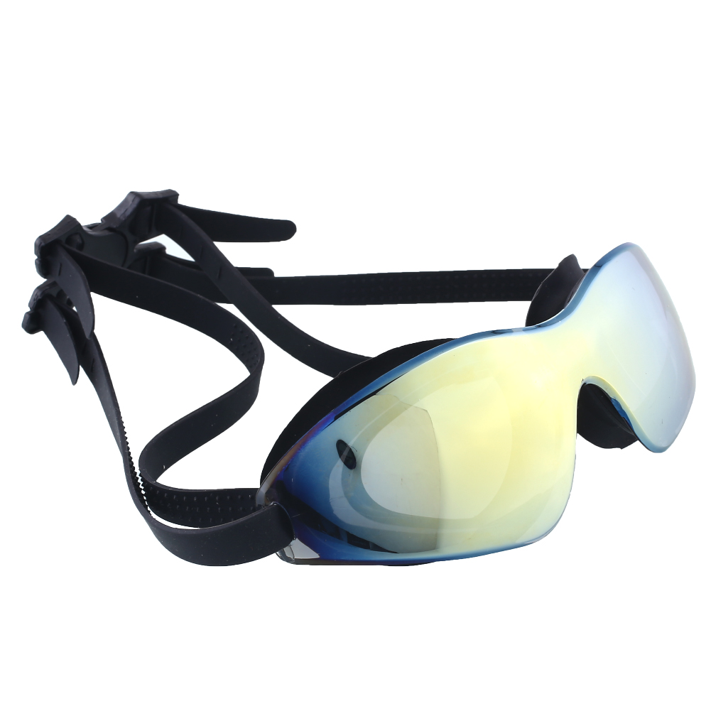 Big glasses Plating Fashion Unisex Adult Anti-fog UV Swimming Goggles Eye Protect Adjustable Sports