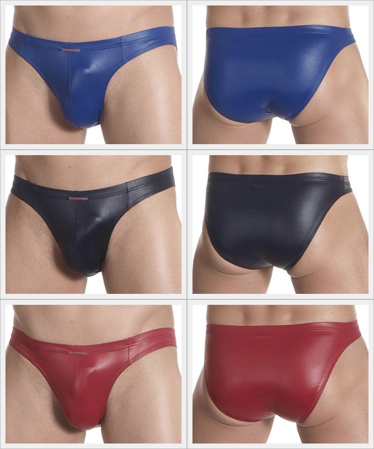 marcas sexy men underwear OLAF BENZ Nylon Sexy Faux leather male panties Men s sexy underwear