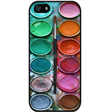 Чехол для iphone 4 4S 5 5S 5c 6 6 большой, акварель краска коробка дизайн телефон защиты жёсткая чехол для iphone 4 4S 5 5S 5c 6 6 большой
