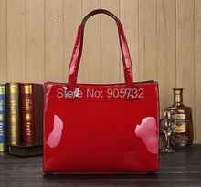 New Famous brand M bag PU leather shoulder bag Hamilton lock Tote purse 2015 fashion
