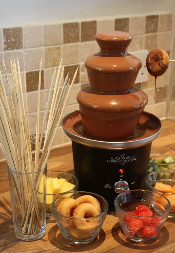 2016 High Quality HOT SALES Mini Chocolate Fountain Household 3-Tier Chocolate Fondue Machine Choco Tree EU Standard Plug (10)
