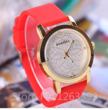 2015 New Fashion Casual Women Dress Watches High Quality Analog Quartz Rubber Band Watch Multicolor Elegant Ladies Wristwatches