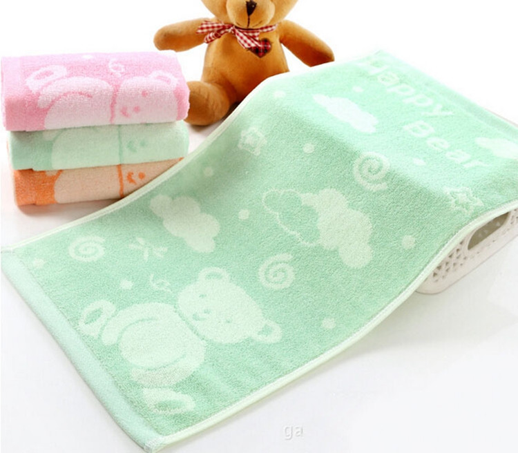 3pcslot 2550cm Baby Face Towel Kids Children Baby Bath Towel Toalha De Banho Cute Cartoon Towel Set Bathroom Product Girls Boy (7)