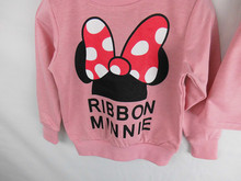 Lucky Store 2015 minnie kids clothes girls clothing sets baby girl cartoon t shirt skirt