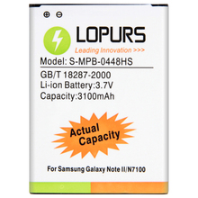 Original LOPURS High Capacity 3100mAh Business Mobile Phone Battery for Samsung Galaxy Note2 II / N7100