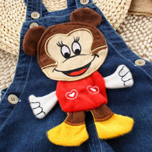 2014 NEW Newborn Baby Girls Boys Kids Overalls Denim Jeans bear Rompers Playsuits Clothes