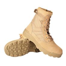 2016 Boots Military boots men solider Desert Combat Outdoor Shoes Infantry tactical boots askeri bot