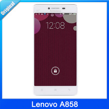 Original Ultra Thin Lenovo A858 6 4mm 5 IPS Android 4 4 Smart Phone 1GB 8GB