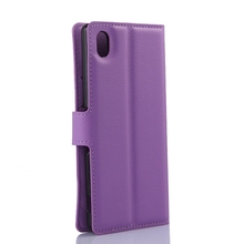 M4 AQUA Funda Card Wallet Cover for Sony M4 PU Leather 9 Colors Stand Magnetic Buckle