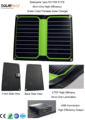 Solarparts New Arrival 1x 5V 10W ETFE lamianted all in one high efficiency portable solar charger