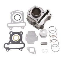 GOOFIT 39mm Bore Cylinder Rebult Kit for GY6 50cc Moped Scooters Motorcycle cylinder K074-061
