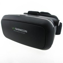 VR Shinecon Moke Virtual Reality 3D Glasses Headset Oculus Rift Head Mount 3D Movies Games Apps 2016 Google Cardboard 2.0