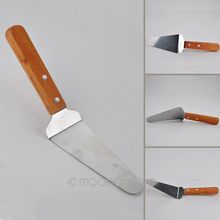 1PCS Cake Shovel, Triangle kitchen stainless steel Aluminum cake pizza blade biscuits shovel TOOL XJJ0173#S1