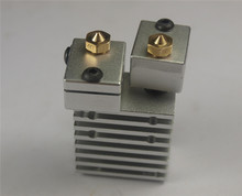 wholesale 3D printer Reprap E3D Chimera dual hot end double extruder support two color 1.75mm filament