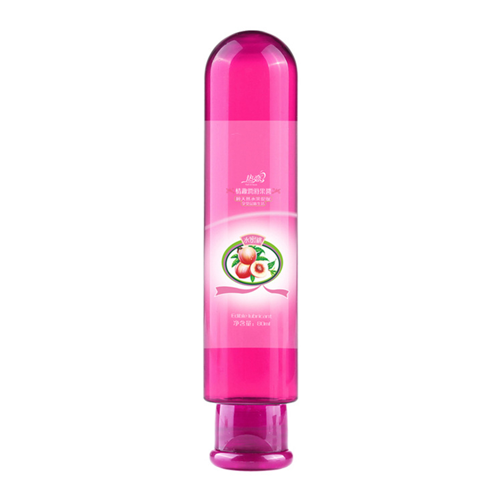 80ml Fruit Flavor Water Based Edible Sex Lubricant Adults Anal Vaginal