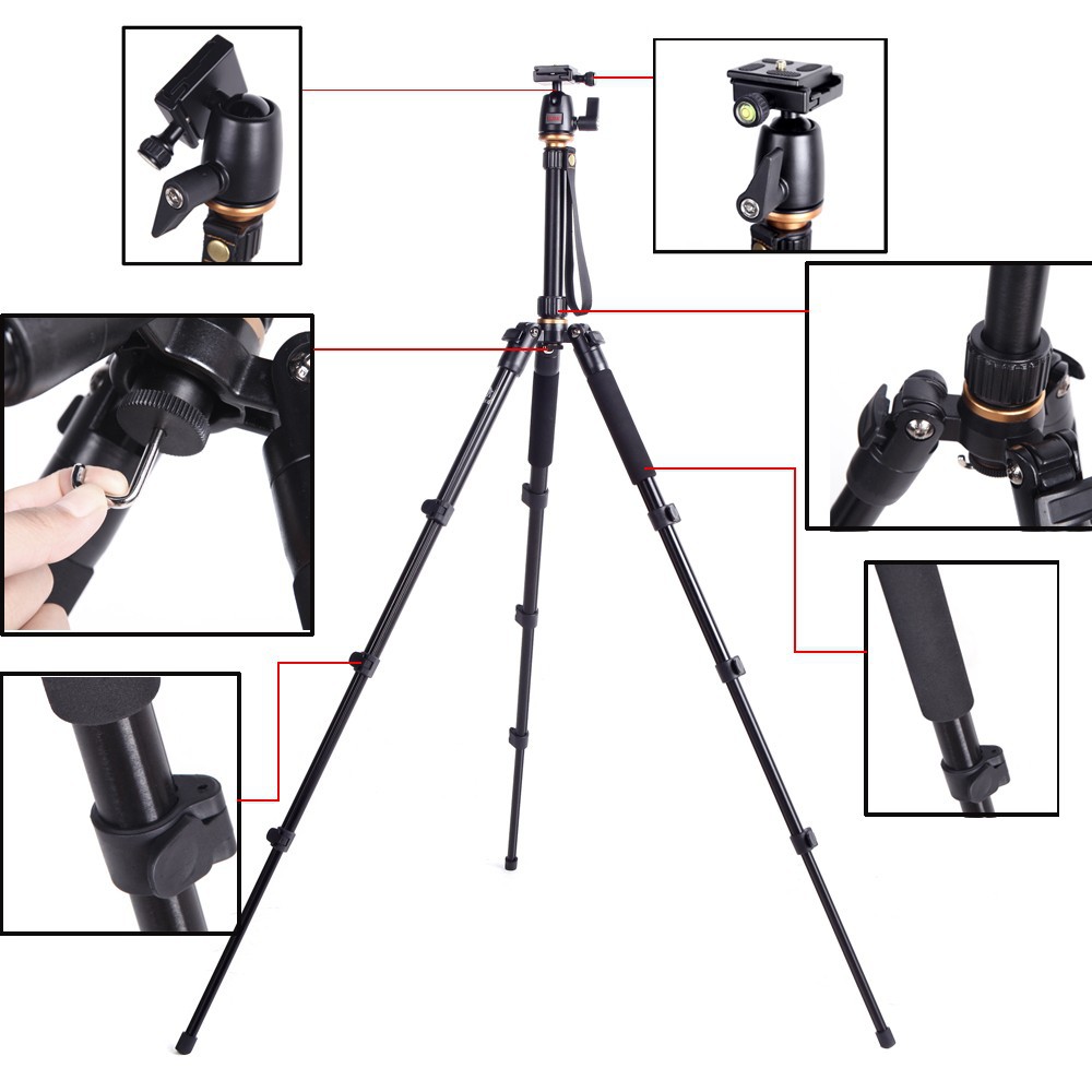 Professional-Beike-BK-555-Aluminium-Tripod-for-SLR-Camera-font-b-Ball-b-font-Head-Portable