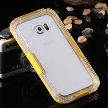 S6 edge Waterproof Swim Diving Case For Samsung Galaxy S6 G9200 S6 Edge Clear Protective Front