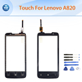 Touch panel for Lenovo A820 touch screen digitizer front outer sensor glass replacement repair tools black