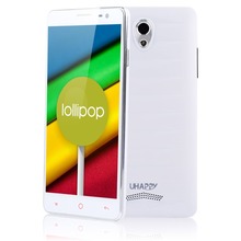 2015 New Summer Style Uhappy UP520 MTK6582 Quad Core Android 5 0 Cell Phone Android 8MP