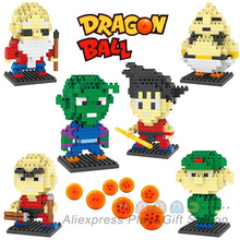 Dragon Ball Action Mini Figure ABS Diamond Building Blocks models 6 style Kakarot Son Goku
