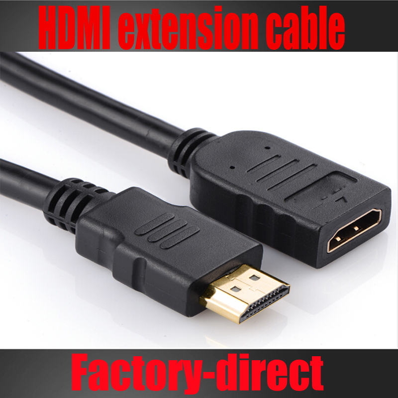 Free shipping High quality HDMI extension cable cord HDMI extender