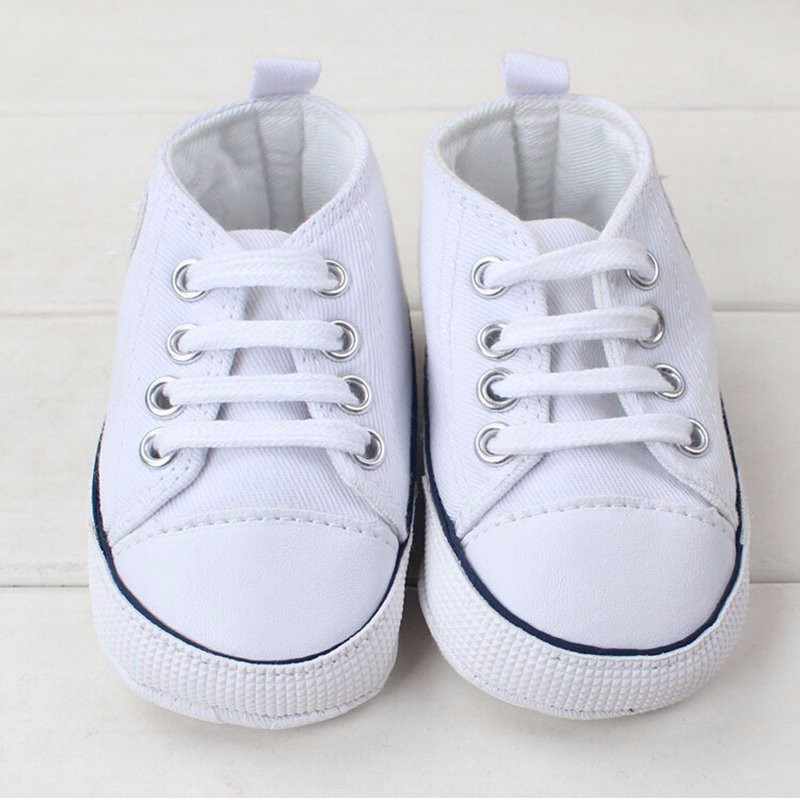 Lovely 4 Colors Star Boy\'s and Girl\'s Very Soft Sole Non-Slip Shoes Baby First Walkers Baby Shoes 