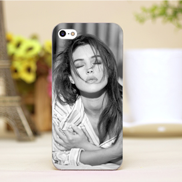 Monica Bellucci Design Customized font b cellphone b font cases For iphone 4 5 5c 5s