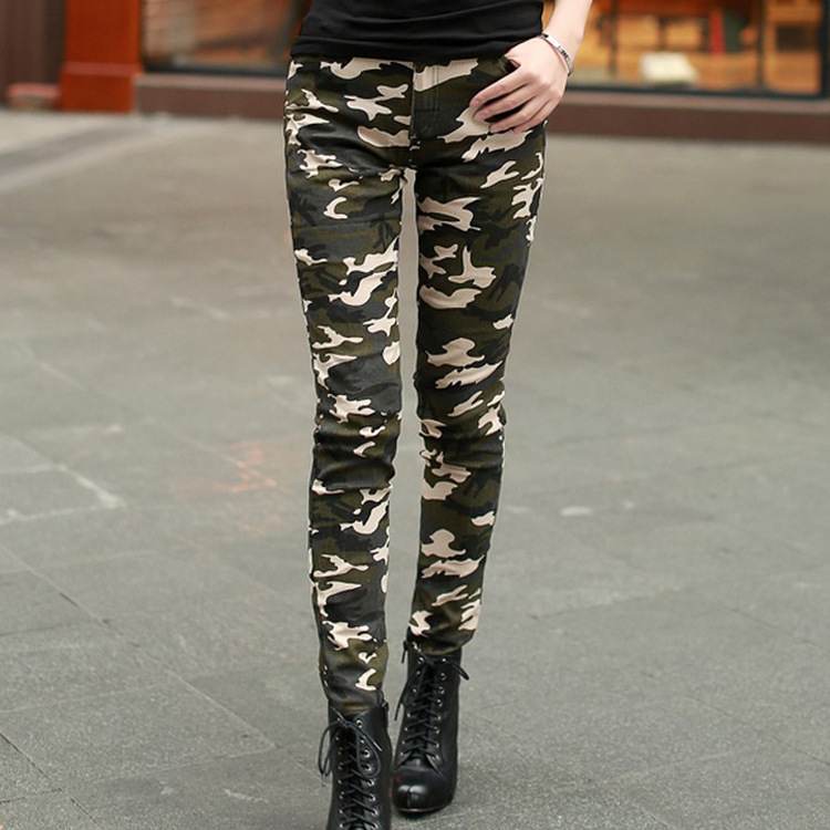 skinny camo cargo pants womens