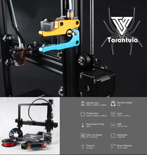Dual Extruder Tarantula I3 Aluminium Extrusion 3D Printer kit printer 3d 2 Rolls Filament 8GB SD