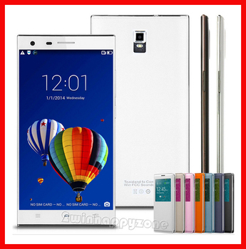 Смартфон, 5,5 " дюймовый Android мобильный мобильный телефон MTK6572 двухъядерный большой экран ROM 4 гб разблокированный двойной SIM 3 G / WCDMA wi-fi GPS чехол