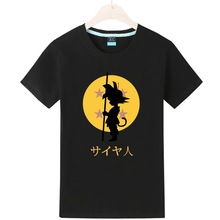 Dragon Ball T shirt Anime T-Shirt Son Goku Cosplay Short sleeve Tops Fashion Men Loose Cotton Tees XS TO XXXXL