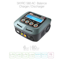 SKYRC S60 Intelligent AC Balance Charger/Discharger with Multi Charging Modes for LiPo LiHV Lilon LiFe NiCd NiMh PB Battery
