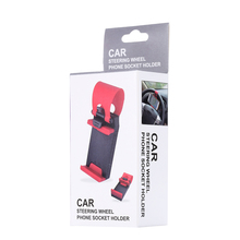 Car Steering Wheel Phone Socket Holder Cellphone Trestle for iPhone 6 6S Plus 5 5s 4