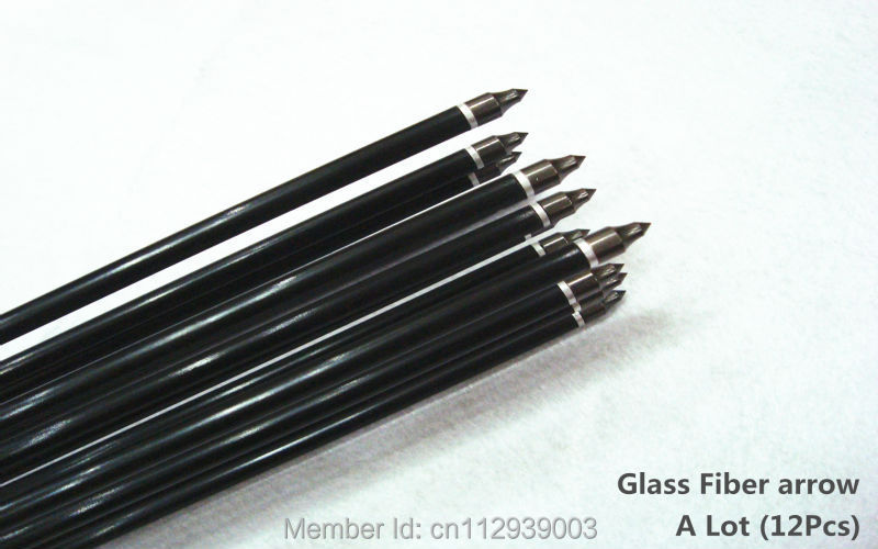 6Pcs High quality completed fiber glass arrow archery shooting TPU feather for bow 30 inch hunting