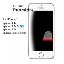 2.5D 0.3mm Premium Tempered Glass Screen Protector for iPhone 6 6s 5 5s 5se 4s 7 Toughened protective film For iPhone 6