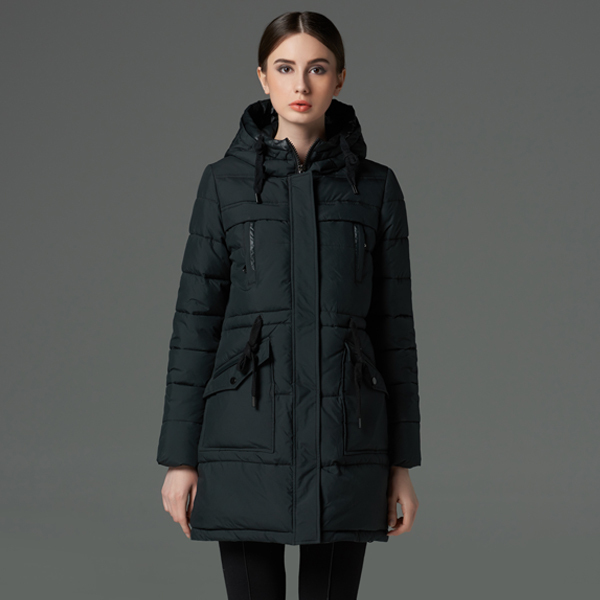 Ms icebear2015 new winter long thickening warm specials cotton padded clothes coat nut have big yards