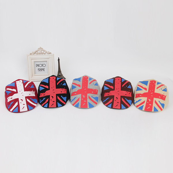 High Quality Boy Girl Kids Hat British Flag Beret Children Cap font b Tartan b font